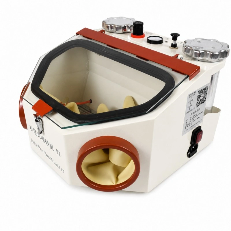 Dental Laboratory Twin-Pen Sandblaster KL-SB02 (7)