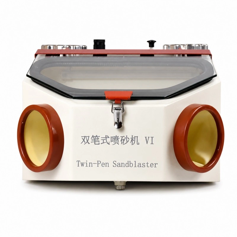 Dental Laboratory Twin-Pen Sandblaster KL-SB02 (8)